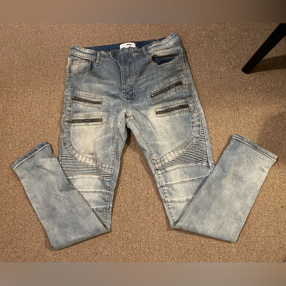 Fashion Nova Light Blue Skinny Jeans
